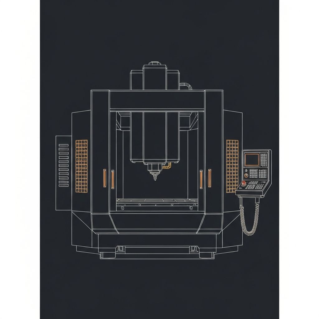 3-axis CNC milling machine