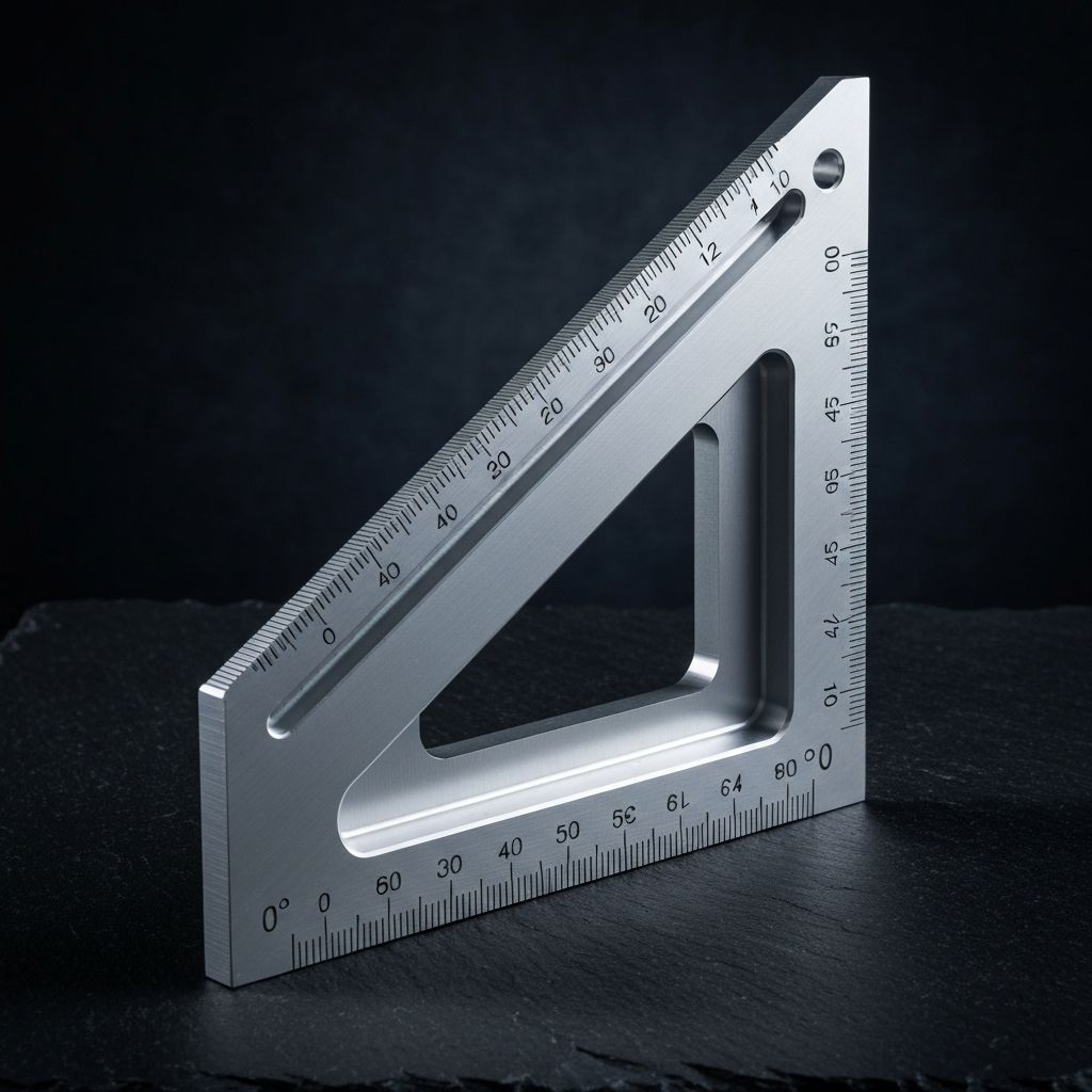 CNC machined woodworker speed square